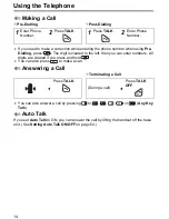 Предварительный просмотр 14 страницы Panasonic KX-TCD515E Operating Instructions Manual