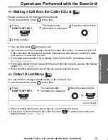 Preview for 79 page of Panasonic KX-TCD535 Operating Instructions Manual