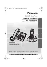 Panasonic KX-TCD535HK Operating Instructions Manual preview