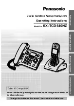 Panasonic KX-TCD540NZ Operating Instructions Manual предпросмотр