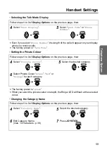 Предварительный просмотр 59 страницы Panasonic KX-TCD540NZ Operating Instructions Manual