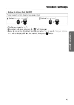 Предварительный просмотр 61 страницы Panasonic KX-TCD540NZ Operating Instructions Manual