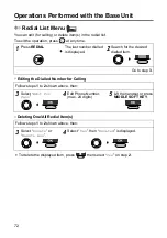 Предварительный просмотр 72 страницы Panasonic KX-TCD540NZ Operating Instructions Manual