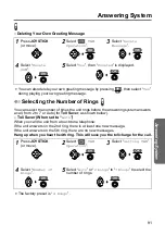 Предварительный просмотр 91 страницы Panasonic KX-TCD540NZ Operating Instructions Manual