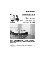 Preview for 1 page of Panasonic KX-TCD560E Operating Instructions Manual