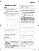 Preview for 5 page of Panasonic KX-TCD560NZ Operating Instructions Manual