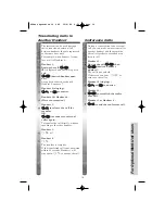 Предварительный просмотр 23 страницы Panasonic KX-TCD650BX Operating Instructions & Quick Manual