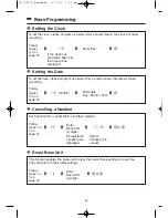 Preview for 46 page of Panasonic KX-TCD705HK Operating Instructions Manual