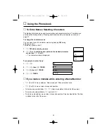 Preview for 20 page of Panasonic KX-TCD705NL Operating Instructions Manual