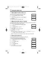 Preview for 30 page of Panasonic KX-TCD705NL Operating Instructions Manual