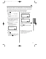 Предварительный просмотр 57 страницы Panasonic KX-TCD706SLS Operating Instructions Manual