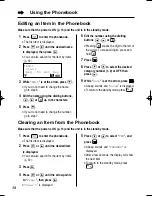 Preview for 38 page of Panasonic KX-TCD715ALM Operating Instructions Manual