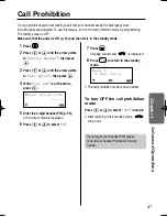 Preview for 47 page of Panasonic KX-TCD715ALM Operating Instructions Manual