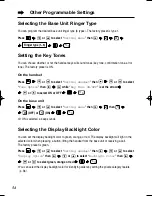 Preview for 54 page of Panasonic KX-TCD715ALM Operating Instructions Manual