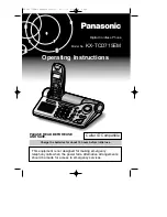 Preview for 1 page of Panasonic KX-TCD715EM Operating Instructions Manual