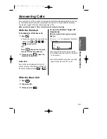 Preview for 25 page of Panasonic KX-TCD715EM Operating Instructions Manual