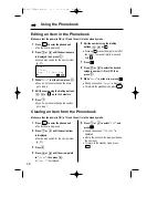 Preview for 38 page of Panasonic KX-TCD715EM Operating Instructions Manual