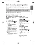 Preview for 13 page of Panasonic KX-TCD725EM Operating Instructions Manual