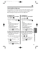 Preview for 69 page of Panasonic KX-TCD725EM Operating Instructions Manual