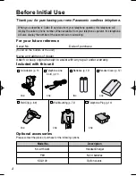 Preview for 4 page of Panasonic KX-TCD735ALM Operating Instructions Manual