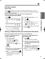 Preview for 21 page of Panasonic KX-TCD735ALM Operating Instructions Manual