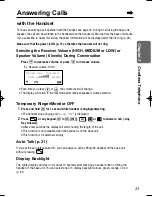 Preview for 23 page of Panasonic KX-TCD735ALM Operating Instructions Manual