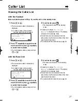 Preview for 27 page of Panasonic KX-TCD735ALM Operating Instructions Manual