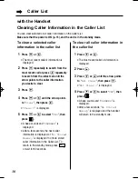 Preview for 30 page of Panasonic KX-TCD735ALM Operating Instructions Manual