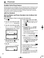 Preview for 40 page of Panasonic KX-TCD735ALM Operating Instructions Manual