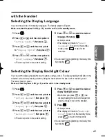 Preview for 61 page of Panasonic KX-TCD735ALM Operating Instructions Manual