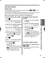 Preview for 63 page of Panasonic KX-TCD735ALM Operating Instructions Manual