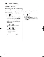 Preview for 72 page of Panasonic KX-TCD735ALM Operating Instructions Manual