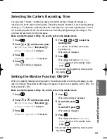 Preview for 85 page of Panasonic KX-TCD735ALM Operating Instructions Manual