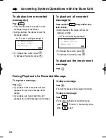 Preview for 88 page of Panasonic KX-TCD735ALM Operating Instructions Manual