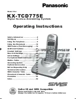 Panasonic KX-TCD775E Operating Instructions Manual preview