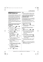 Preview for 23 page of Panasonic KX-TCD820E Operating Instructions Manual