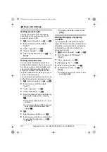 Preview for 38 page of Panasonic KX-TCD820E Operating Instructions Manual