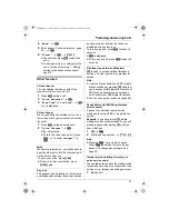 Preview for 17 page of Panasonic KX-TCD820FX Operating Instructions Manual
