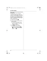 Preview for 22 page of Panasonic KX-TCD820FX Operating Instructions Manual