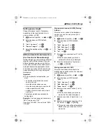Preview for 39 page of Panasonic KX-TCD820FX Operating Instructions Manual