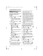 Preview for 48 page of Panasonic KX-TCD820FX Operating Instructions Manual
