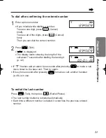 Предварительный просмотр 21 страницы Panasonic KX-TCD950E-B Operating Instructions Manual