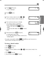 Предварительный просмотр 27 страницы Panasonic KX-TCD950E-B Operating Instructions Manual