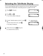 Предварительный просмотр 42 страницы Panasonic KX-TCD950E-B Operating Instructions Manual