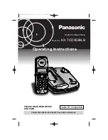 Panasonic KX-TCD952BLB Operating Instructions Manual предпросмотр