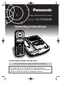 Panasonic KX-TCD961EB Operating Instructions Manual preview