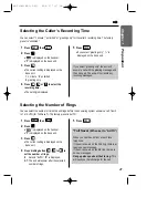 Preview for 21 page of Panasonic KX-TCD961EB Operating Instructions Manual