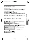 Preview for 45 page of Panasonic KX-TCD961EB Operating Instructions Manual