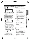 Предварительный просмотр 27 страницы Panasonic KX-TCD965EC Operating Instructions Manual