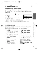 Предварительный просмотр 39 страницы Panasonic KX-TCD965EC Operating Instructions Manual